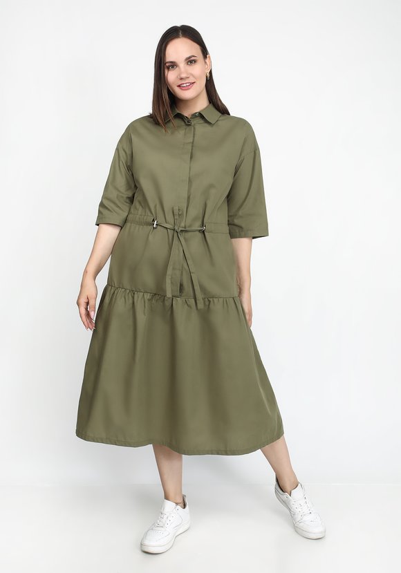 Платье с воланом и кулиской шир.  580, рис. 9