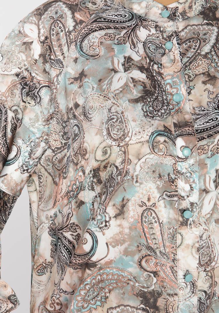 Блуза с воланами на рукавах шир.  750, рис. 3