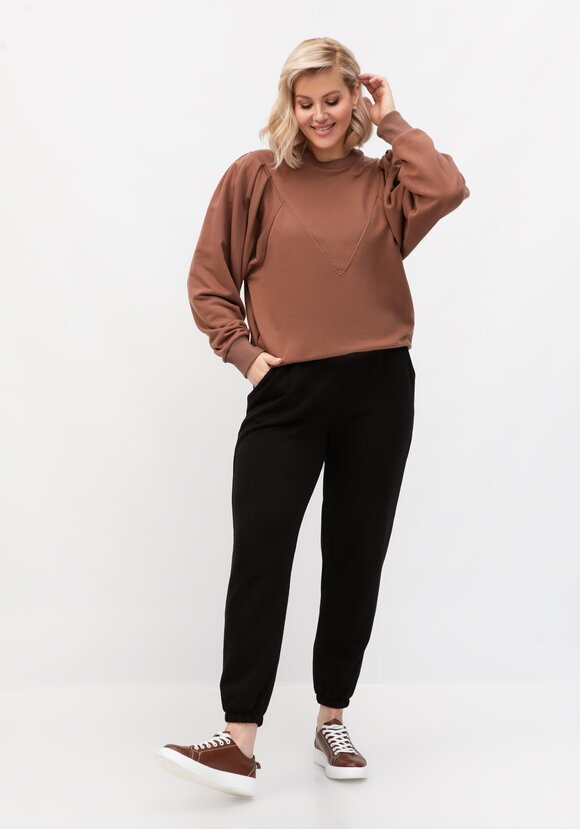 Брюки из футера на эластичной ленте шир.  580, рис. 16