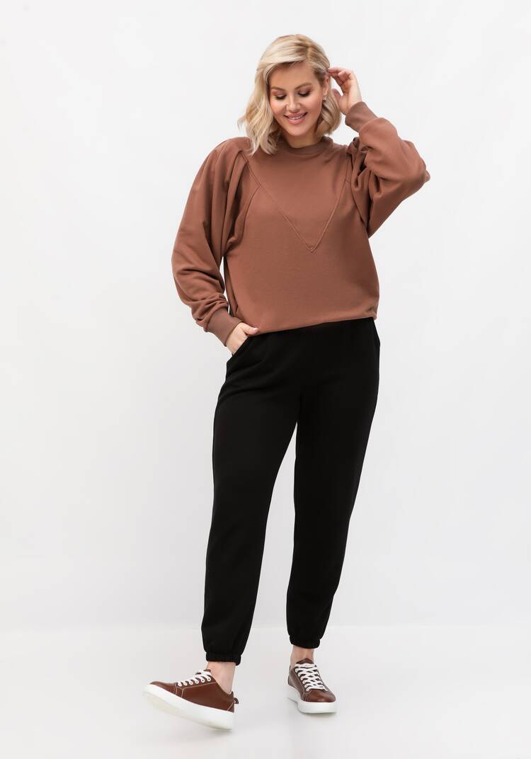 Брюки из футера на эластичной ленте шир.  750, рис. 16