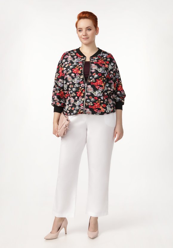 Брюки с эластичными вставками в поясе шир.  580, рис. 11