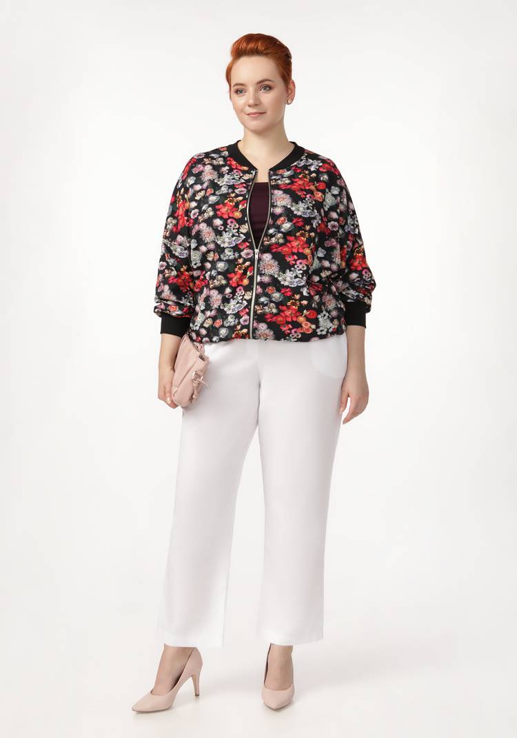 Брюки с эластичными вставками в поясе шир.  750, рис. 11