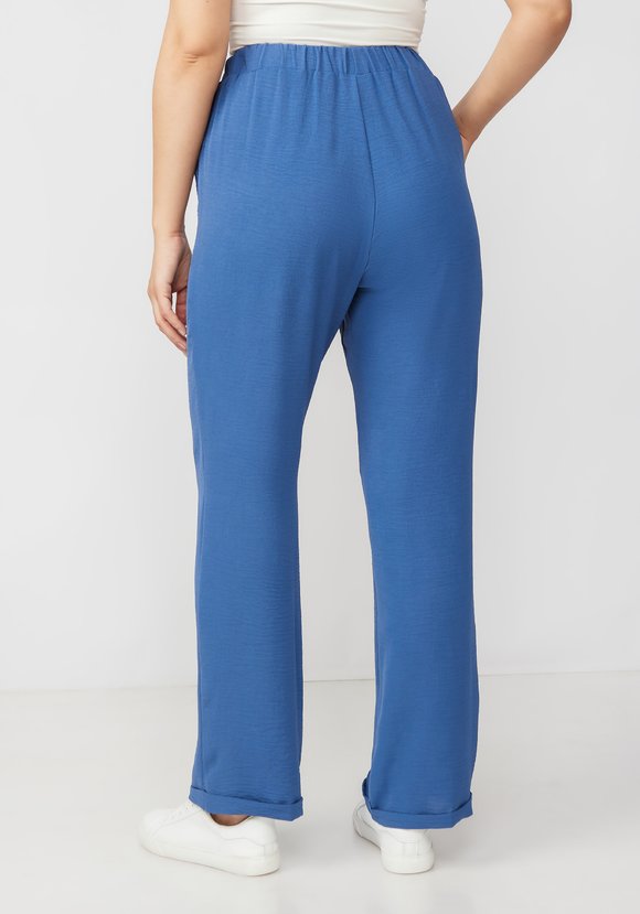 Комплект с ярким принтом на блузе шир.  580, рис. 5