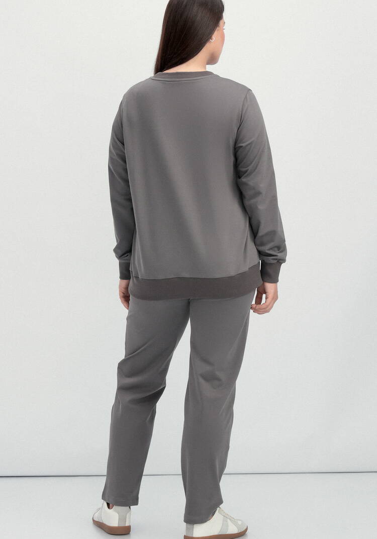 Комплект (брюки и свитшот с принтом) шир.  750, рис. 49