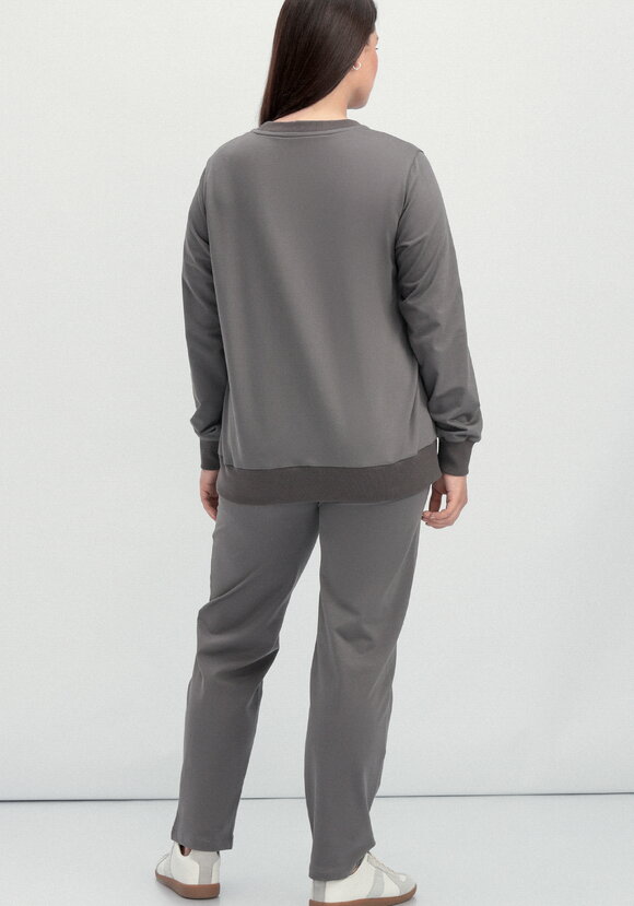 Комплект (брюки и свитшот с принтом) шир.  580, рис. 49