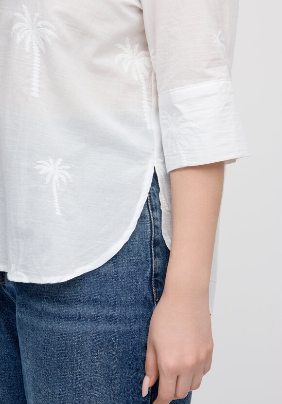 Блуза с вышивкой Ла Пальма шир.  580, рис. 6