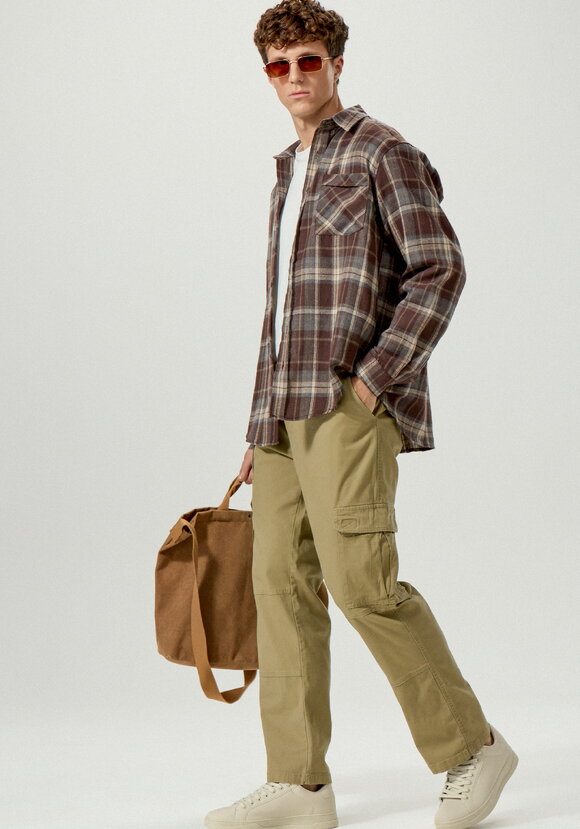 Брюки карго с накладными карманами шир.  580, рис. 6