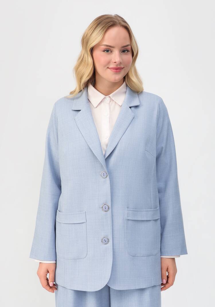 Пиджак однобортный на пуговицах шир.  750, рис. 10