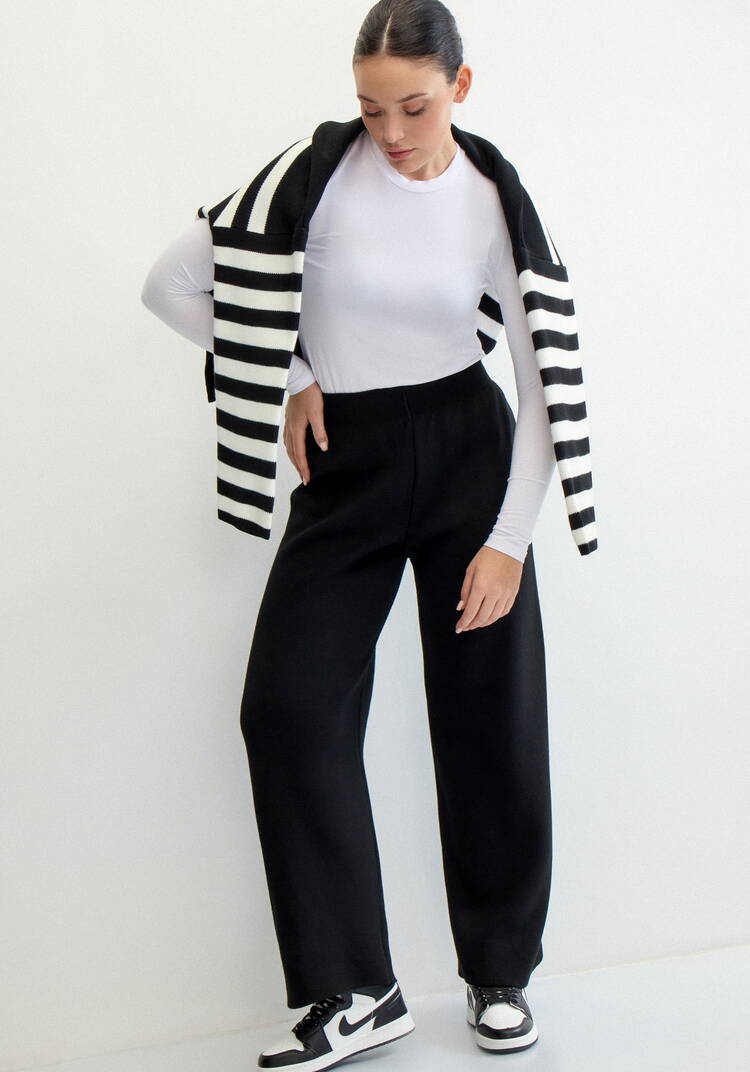 Брюки свободного кроя палаццо шир.  750, рис. 8