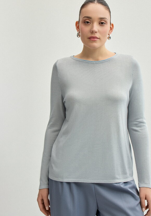 Джемпер базовый однотонный шир.  580, рис. 42