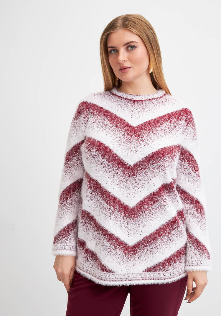 Туника с пушистым ворсом шир.  750, рис. 4