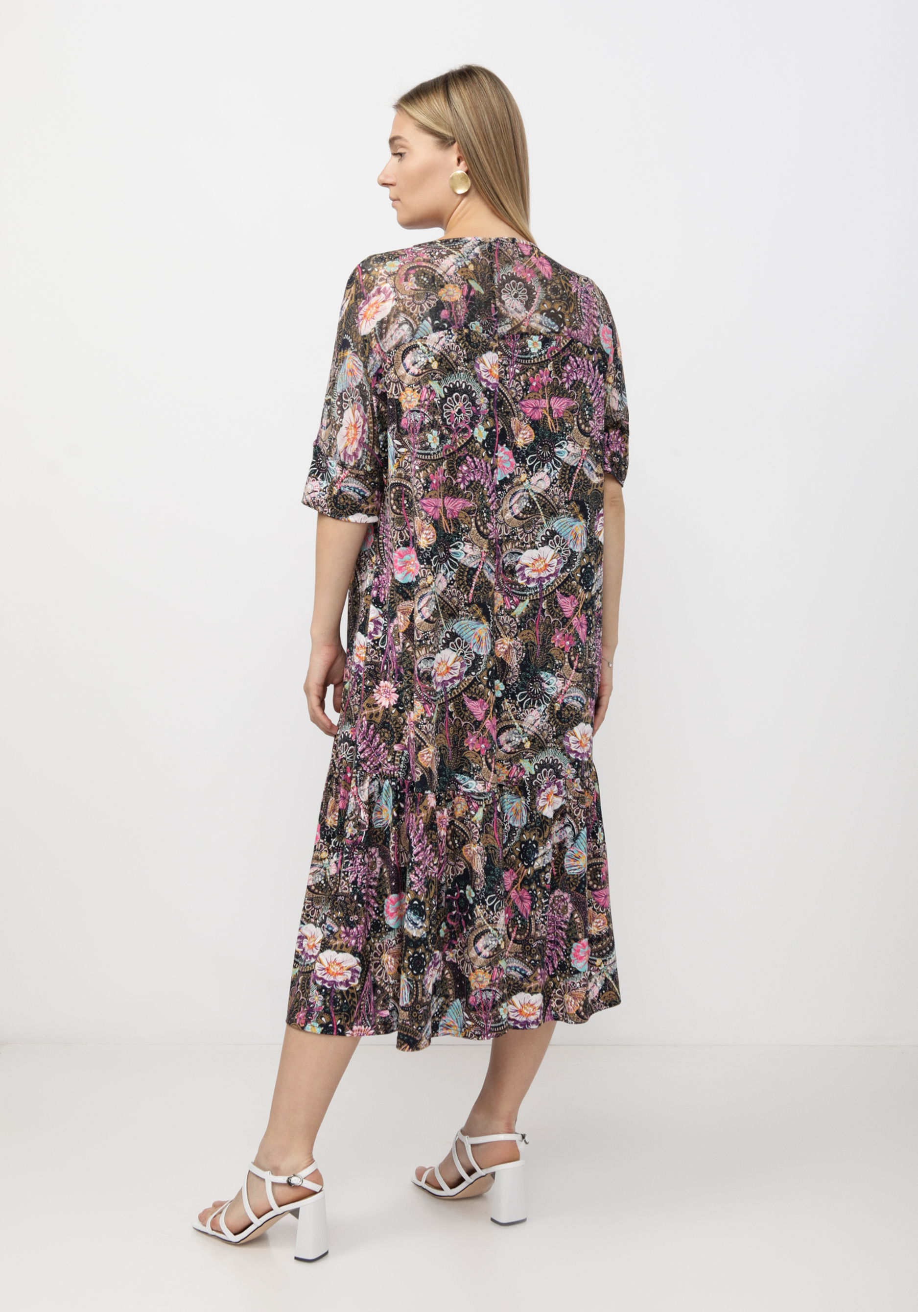 Платье "Камрин" Sakton, цвет мультиколор, размер 48 - фото 2