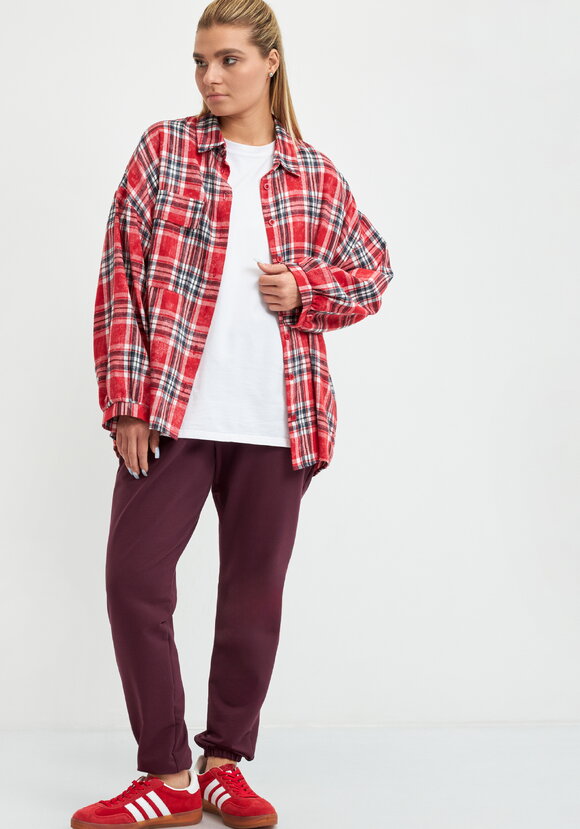 Брюки из трикотажа на резинке шир.  580, рис. 1