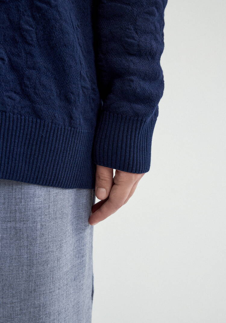 Кардиган с V-образным вырезом свободный шир.  750, рис. 14