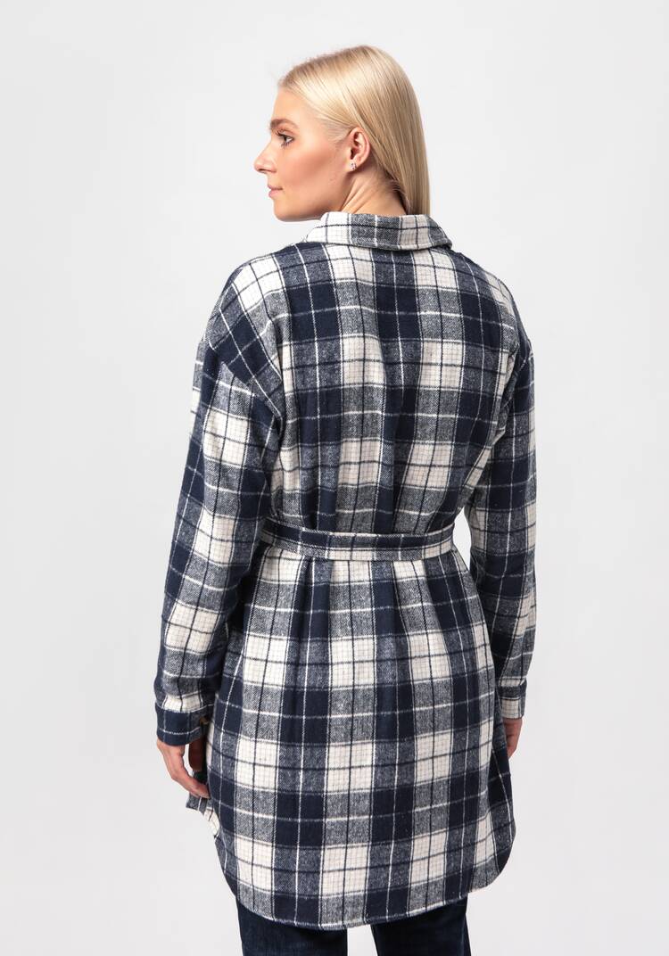 Рубашка удлиненная с поясом шир.  750, рис. 17