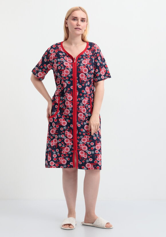 Халат хлопковый Прекрасный день шир.  580, рис. 8