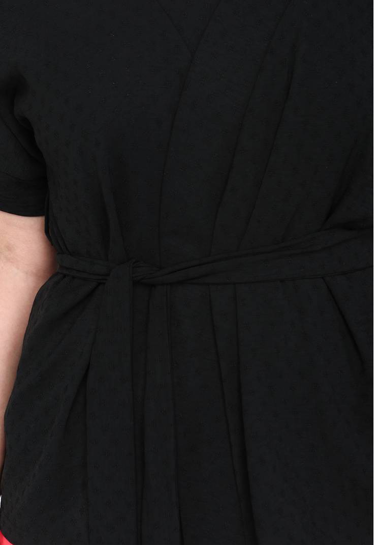 Блуза-кимоно с поясом шир.  750, рис. 4