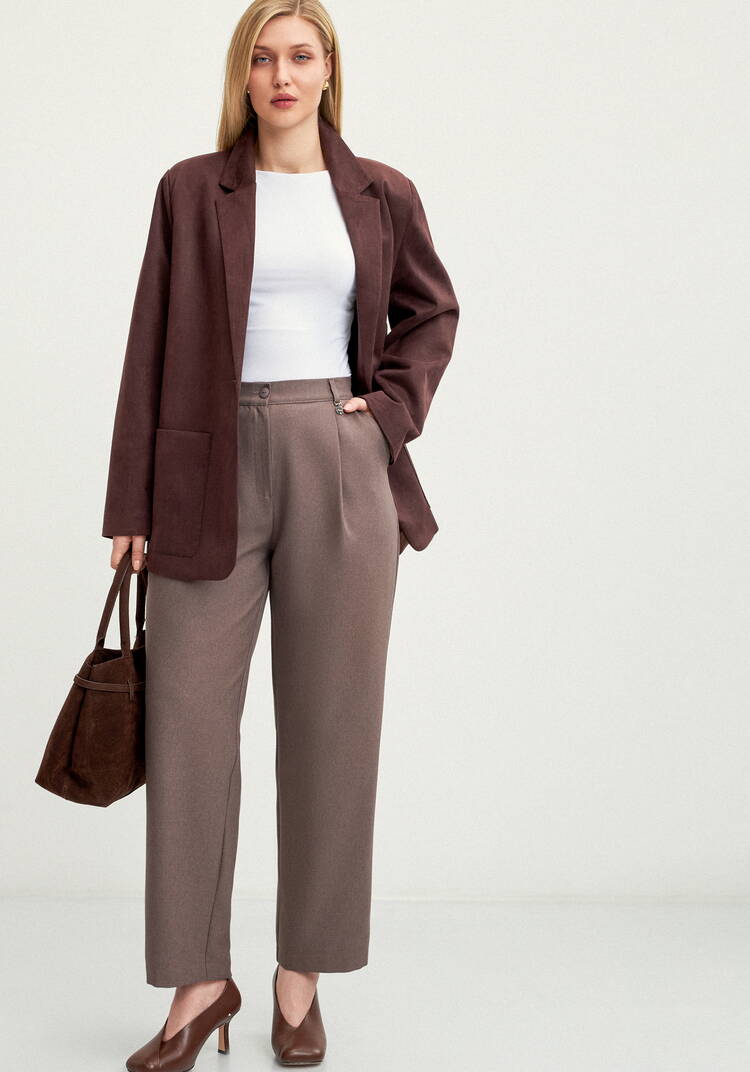 Брюки-бананы с карманами Герда шир.  750, рис. 8