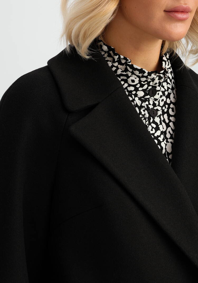 Пальто на подкладе однобортное шир.  750, рис. 28