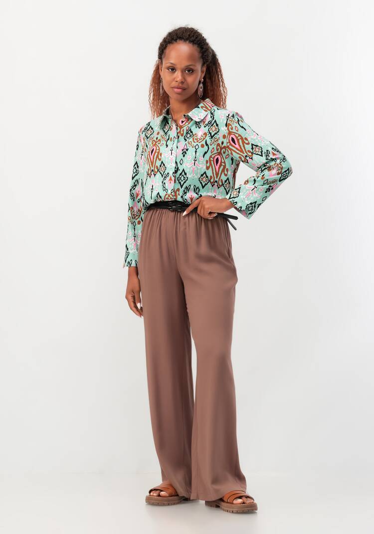 Брюки на резинке свободного силуэта шир.  750, рис. 16