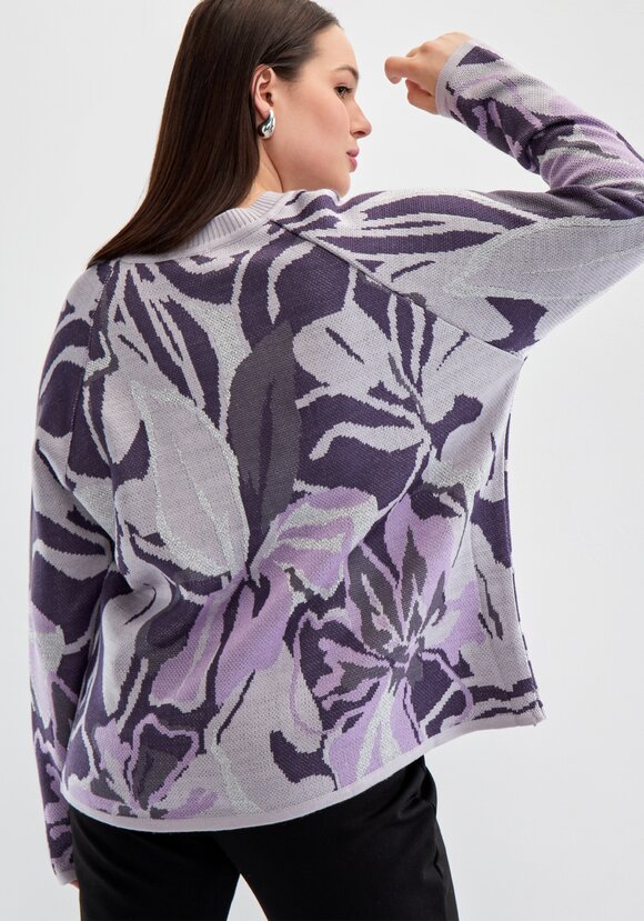 Джемпер с растительным орнаментом шир.  580, рис. 10