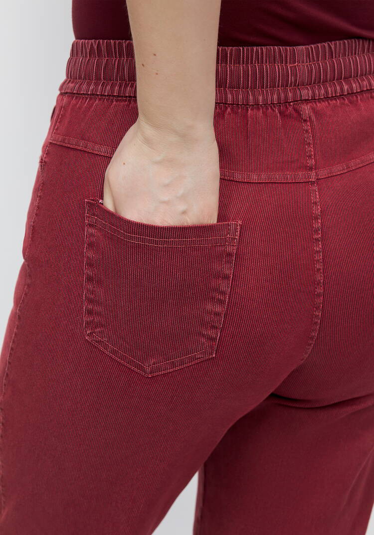 Джинсы цветные с резинкой по поясу шир.  750, рис. 6