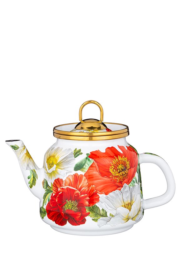 Чайник эмалированный, серия Маки шир.  580, рис. 1