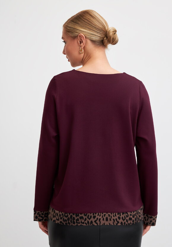 Блуза трикотажная с вставкой шир.  580, рис. 9