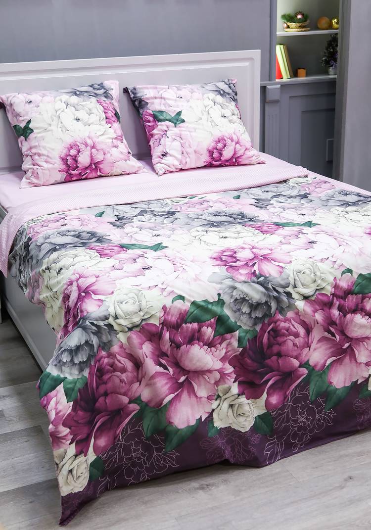 Комплект наволочек перкаль Леди Блум, 2 шт шир.  750, рис. 3