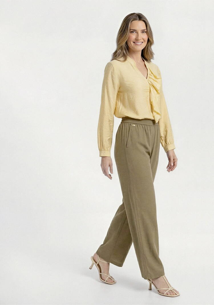 Блуза с рюшей Эрика шир.  750, рис. 6