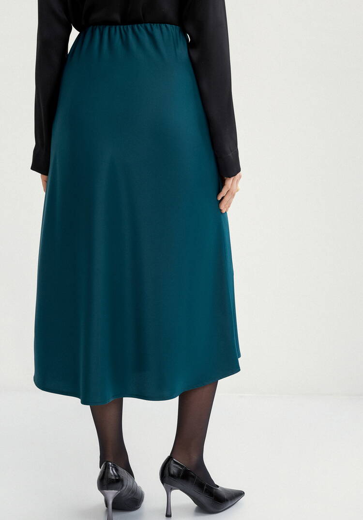 Юбка с резинкой в поясе cвободная шир.  750, рис. 3