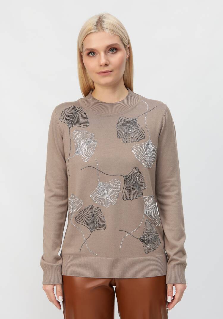 Джемпер Прекрасный цветок шир.  750, рис. 21