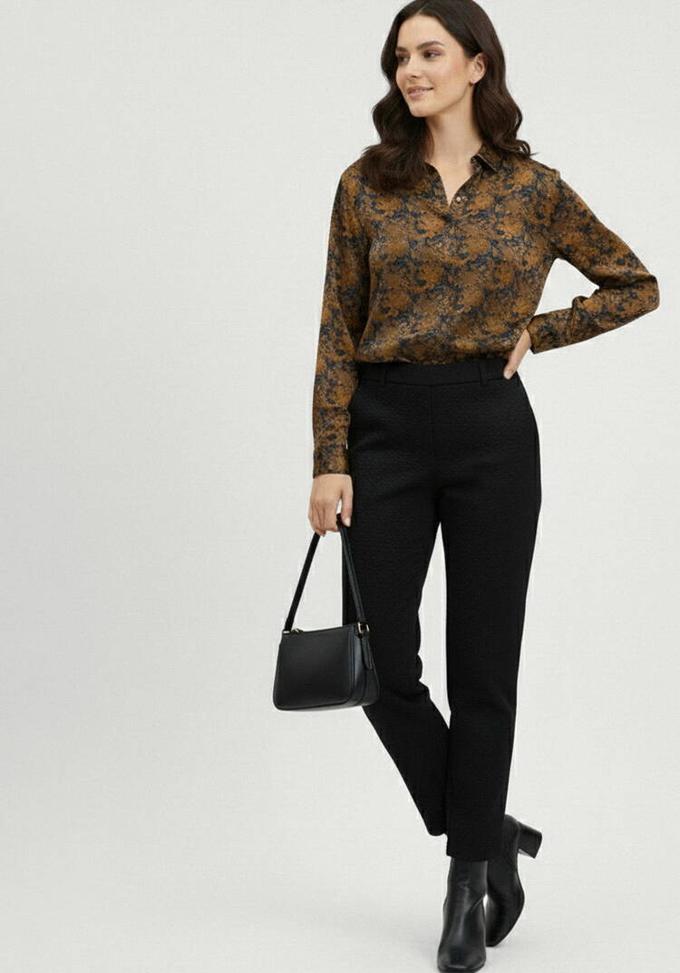 Блуза с жаккардовым узором шир.  750, рис. 11