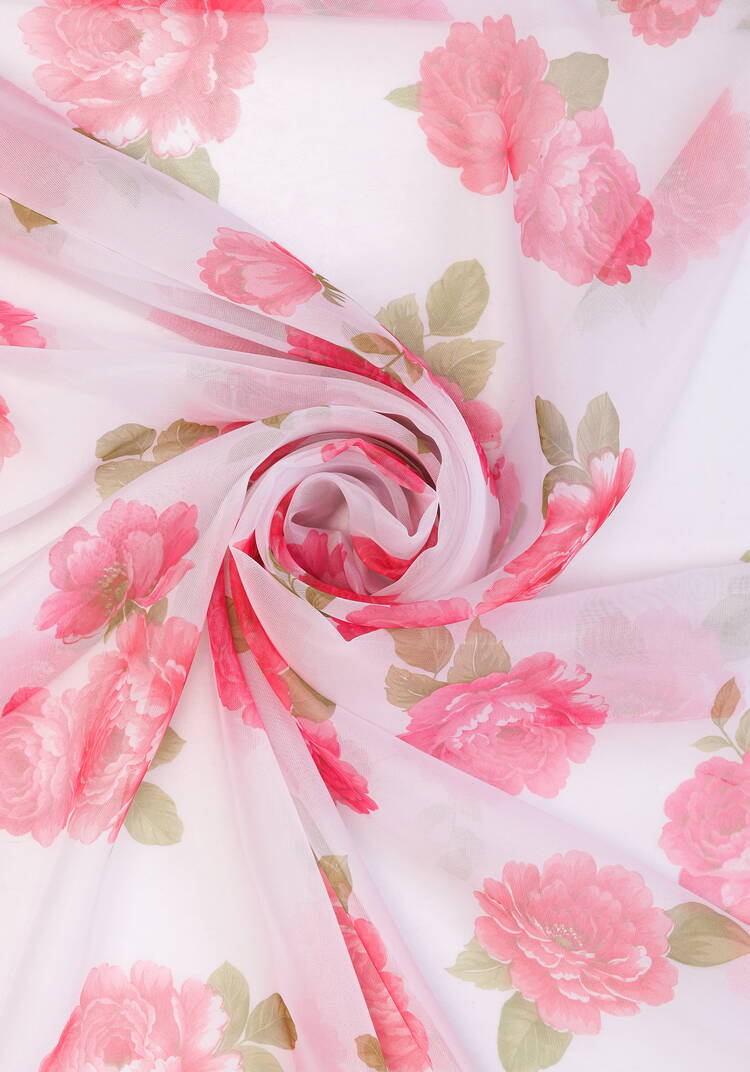 Тюль-вуаль Симфония цветов шир.  750, рис. 5