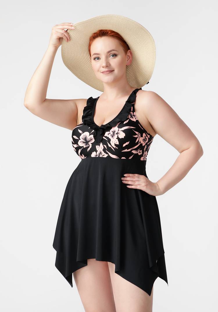 Купальник раздельный: шорты + топ шир.  750, рис. 26