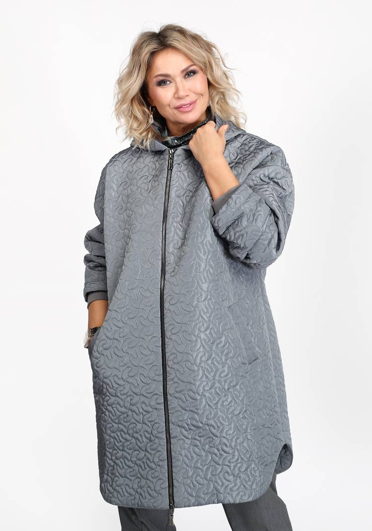 Пальто стеганое с застежкой-молнией шир.  750, рис. 17