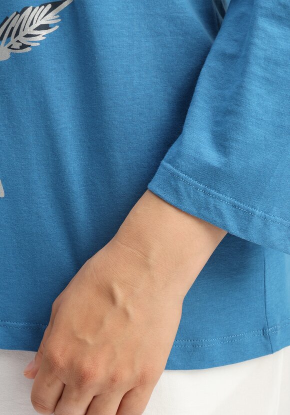 Лонгслив с цветами 3D шир.  580, рис. 15