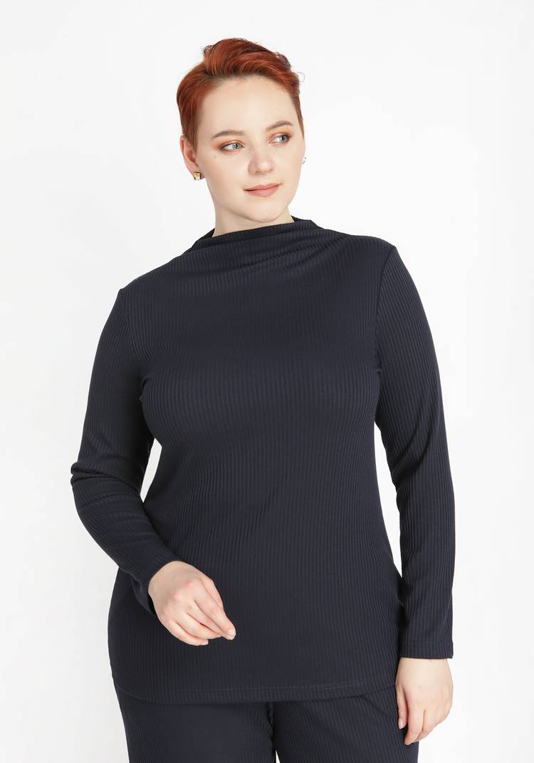 Водолазка из трикотажа лапша шир.  750, рис. 8