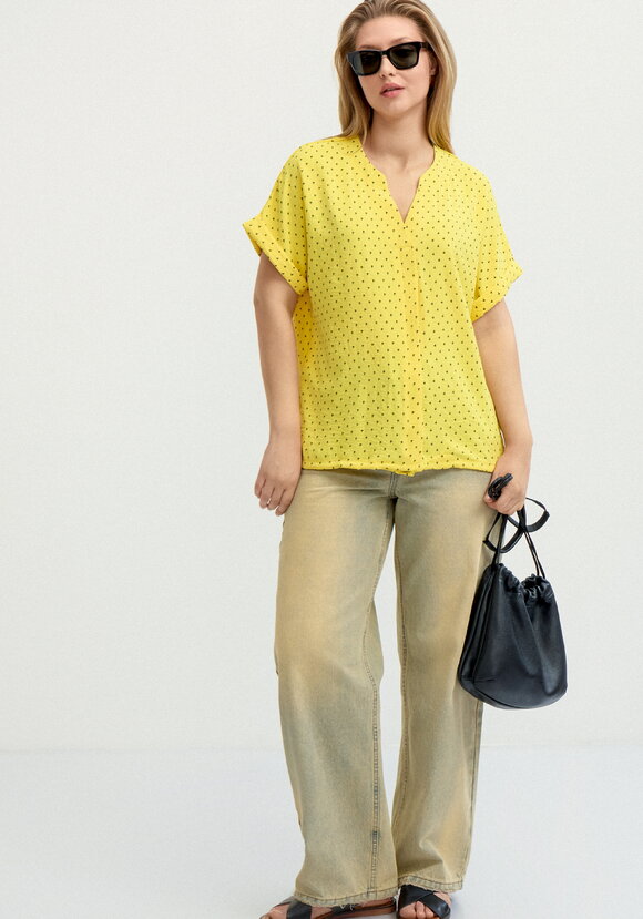 Блуза на кулиске по низу Мира шир.  580, рис. 15