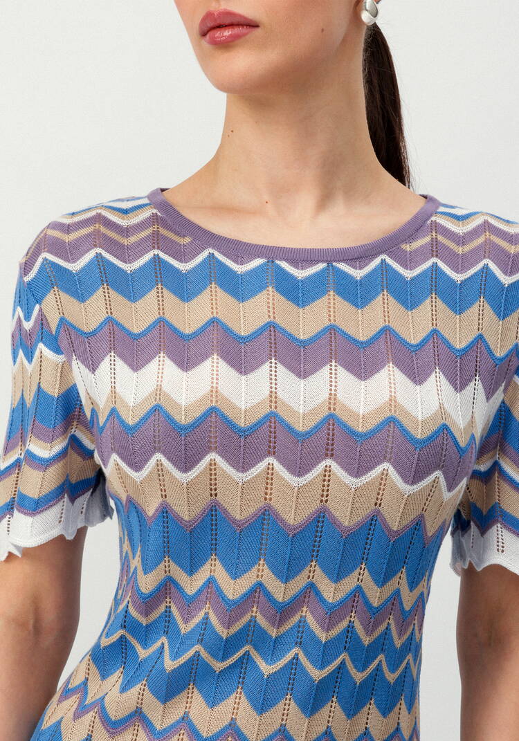 Платье с рисунком морской волны шир.  750, рис. 21