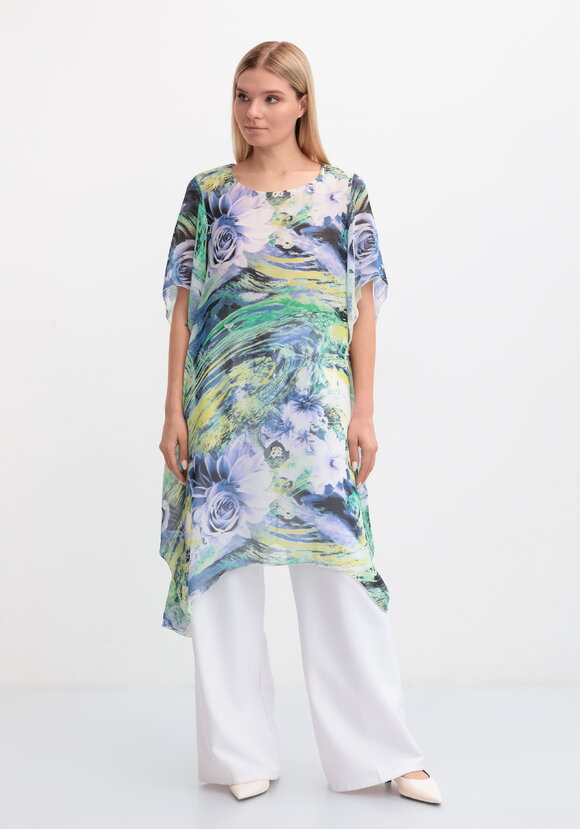 Туника с удлиненными уголками по низу шир.  580, рис. 6