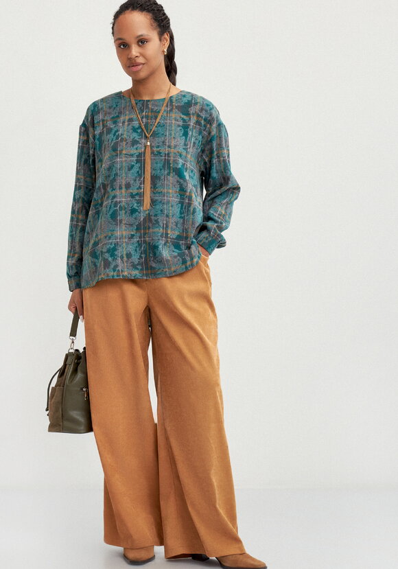 Блуза с застёжкой на спинке шир.  580, рис. 10