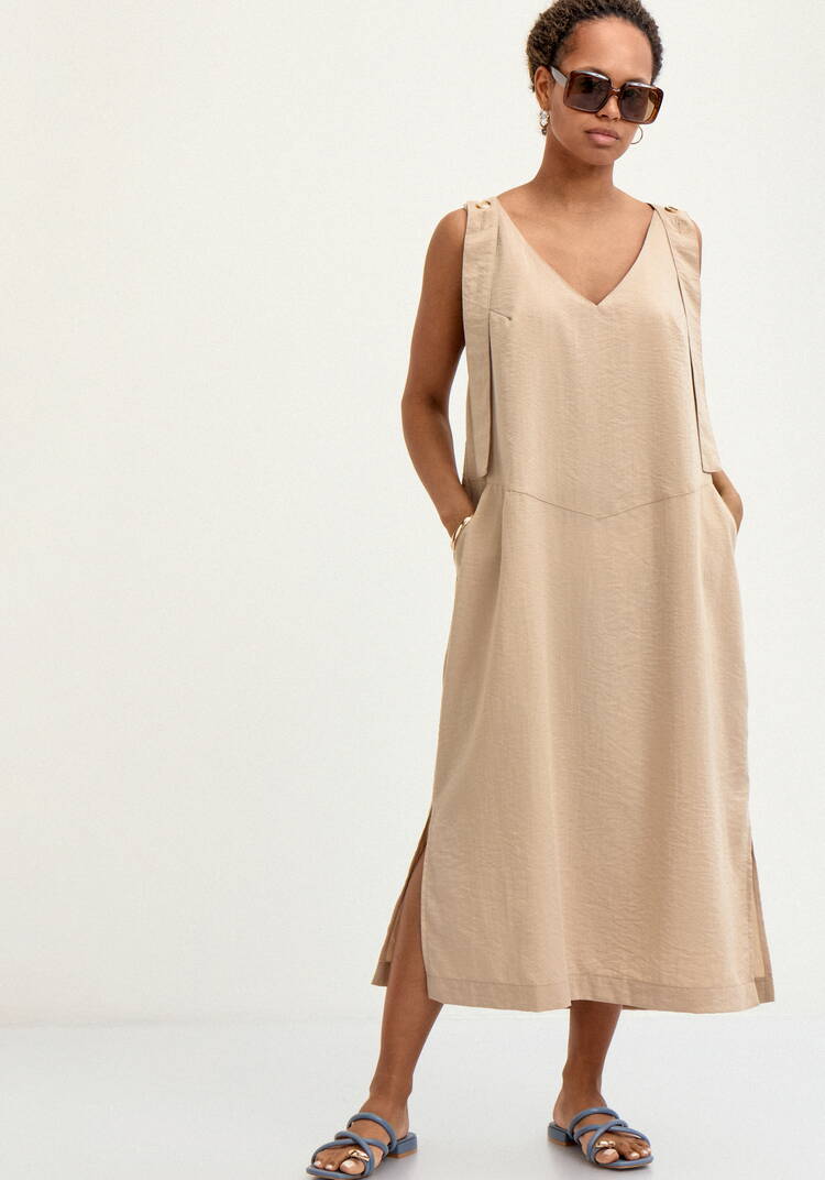 Сарафан изо льна шир.  750, рис. 18