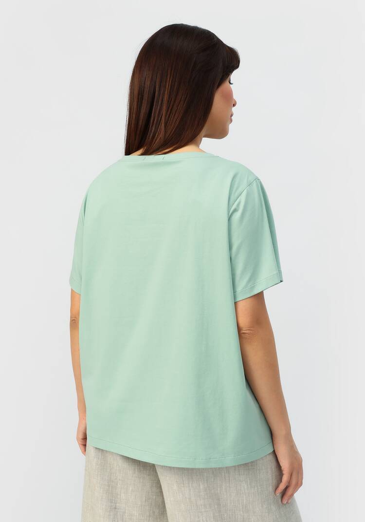 Футболка с дизайнерским принтом шир.  750, рис. 16