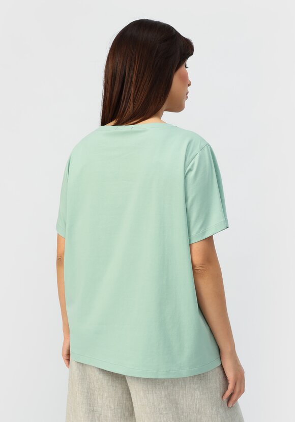 Футболка с дизайнерским принтом шир.  580, рис. 16