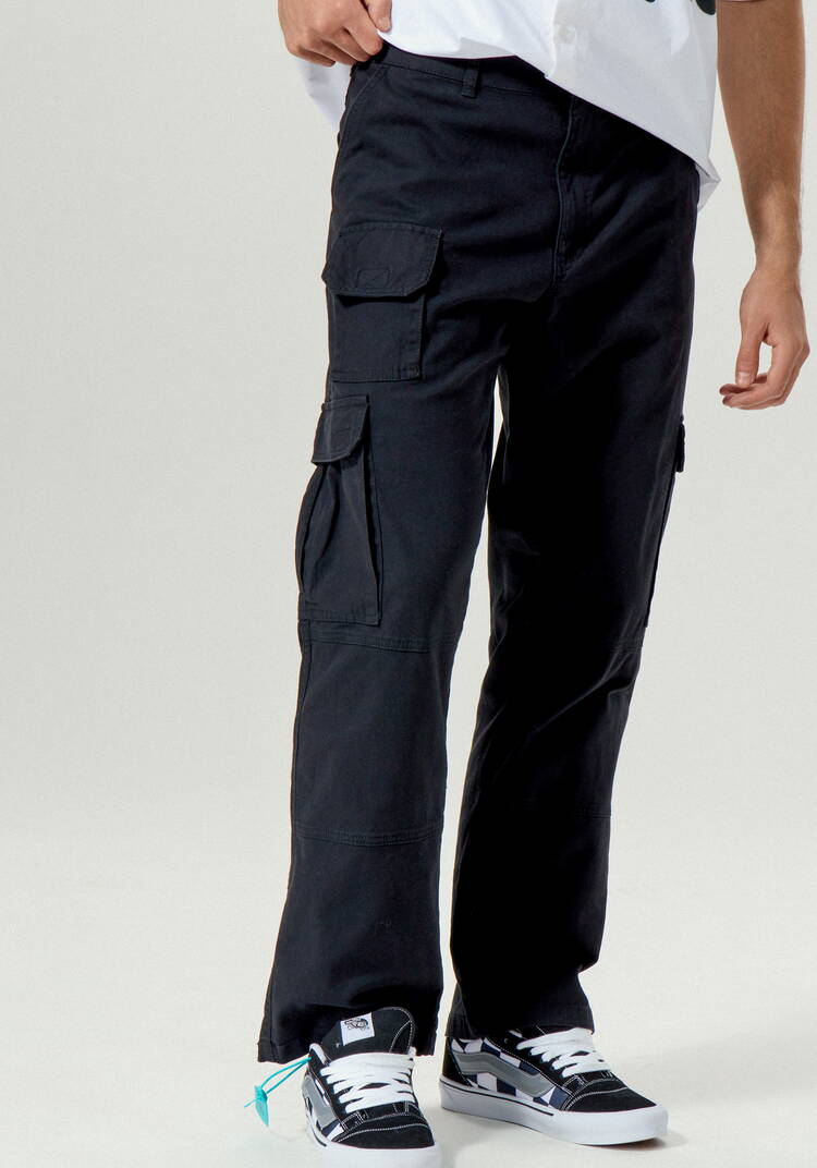 Брюки карго с накладными карманами шир.  750, рис. 10