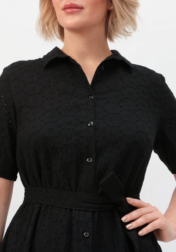 Платье из хлопка с поясом шир.  580, рис. 23