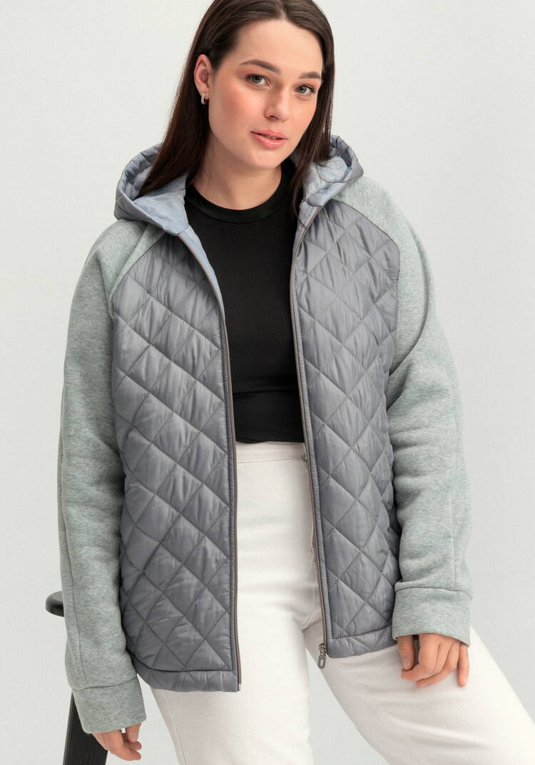 Толстовка с капюшоном и стежкой шир.  750, рис. 18