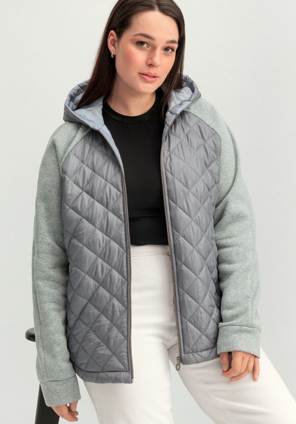 Толстовка с капюшоном и стежкой шир.  580, рис. 18