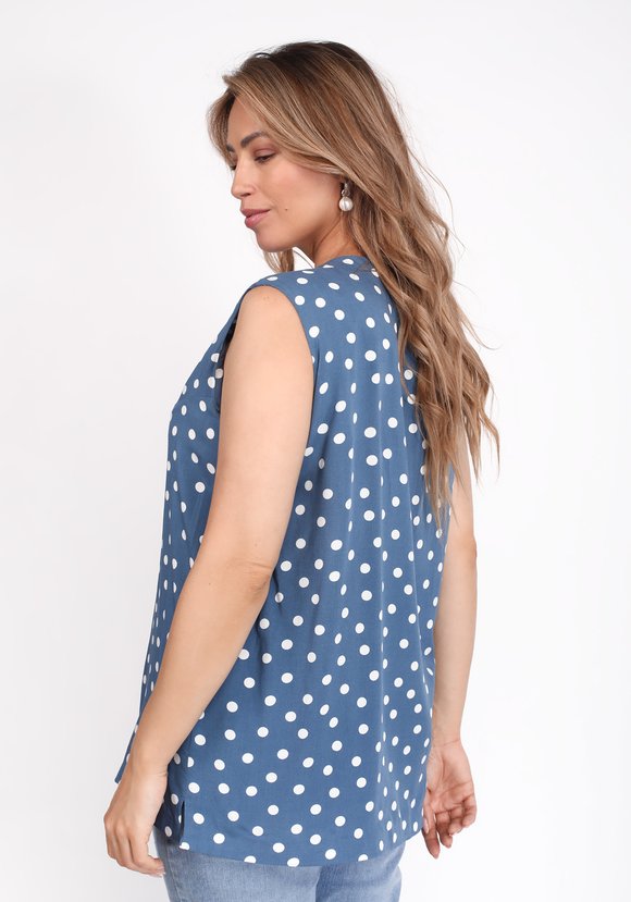 Блуза вискозная без рукава шир.  580, рис. 11